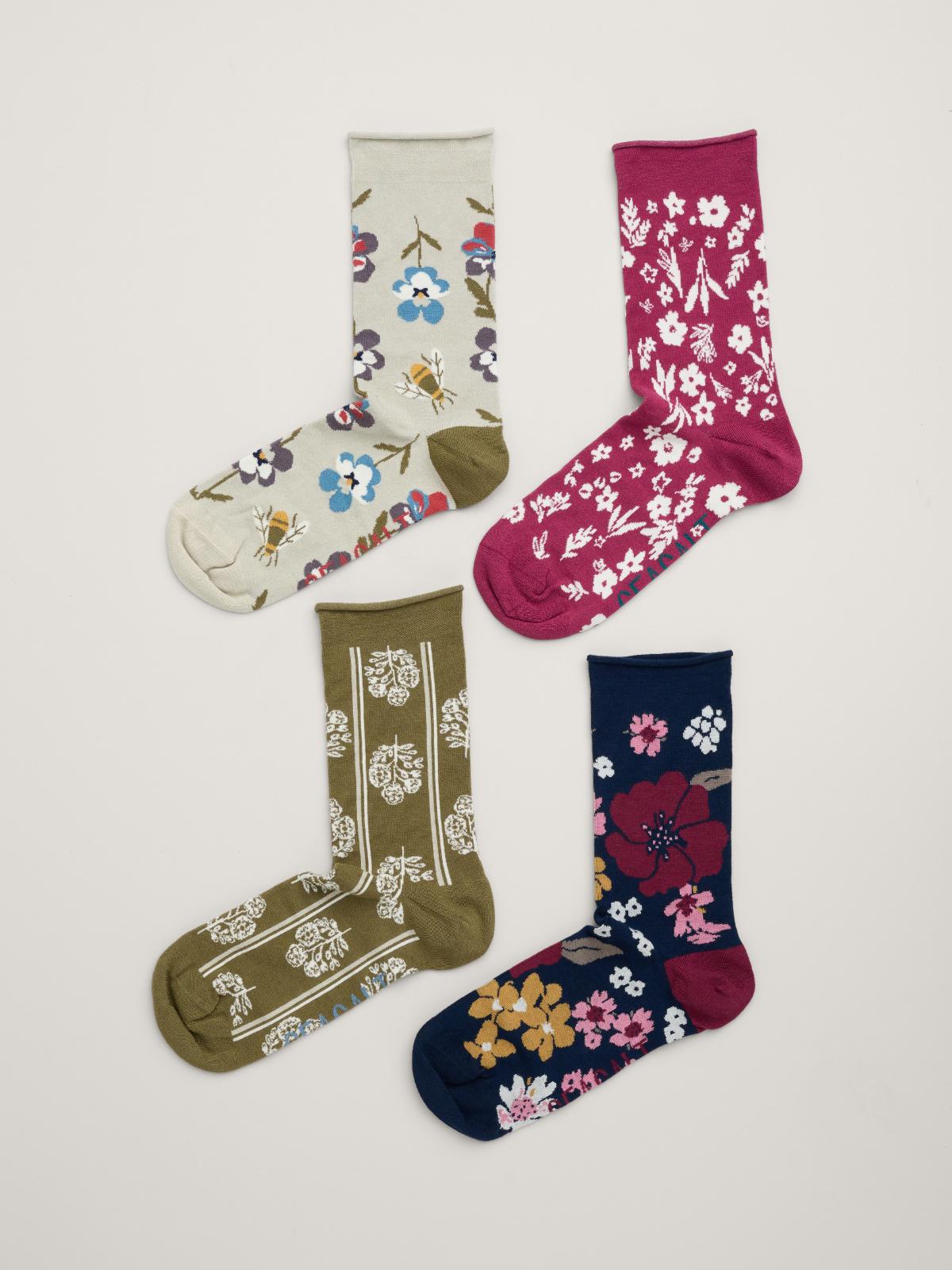 Dárkové balení ponožek Sailor Floral Rose