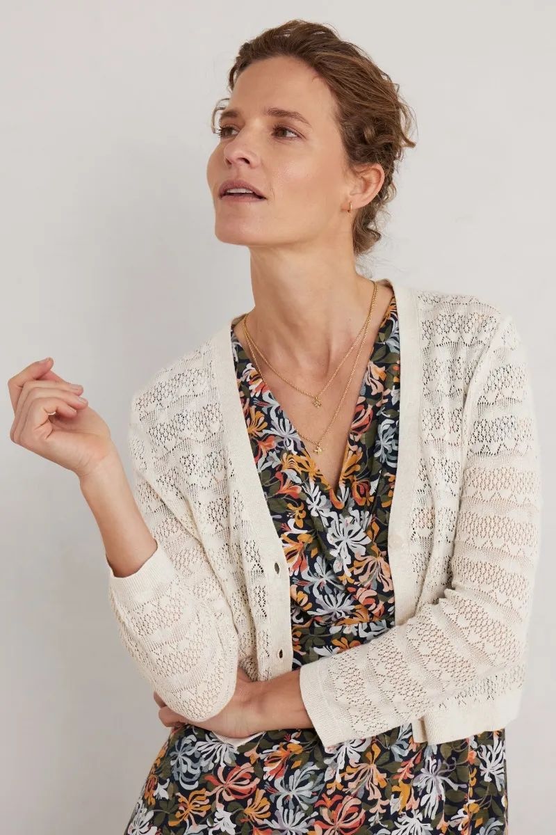 Kardigan Sweet Day Ecru