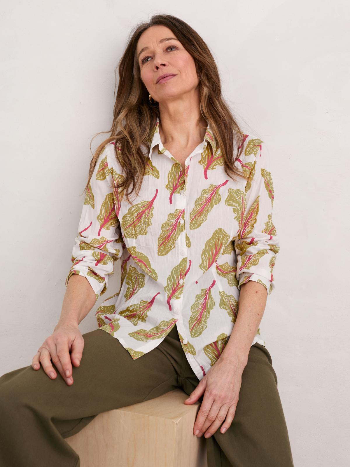 Košile Larissa Chard Leaves