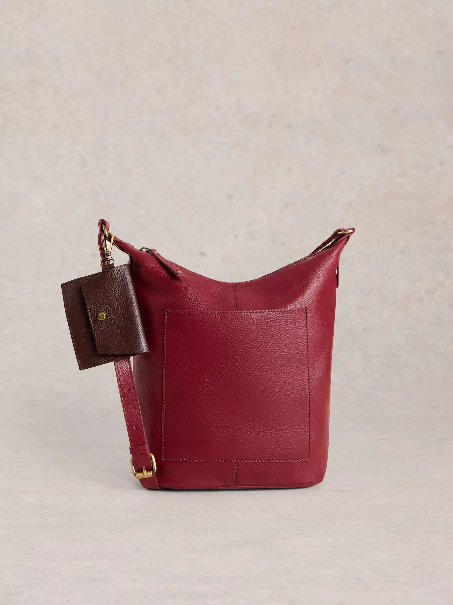 Torebka skórzana Fern Red