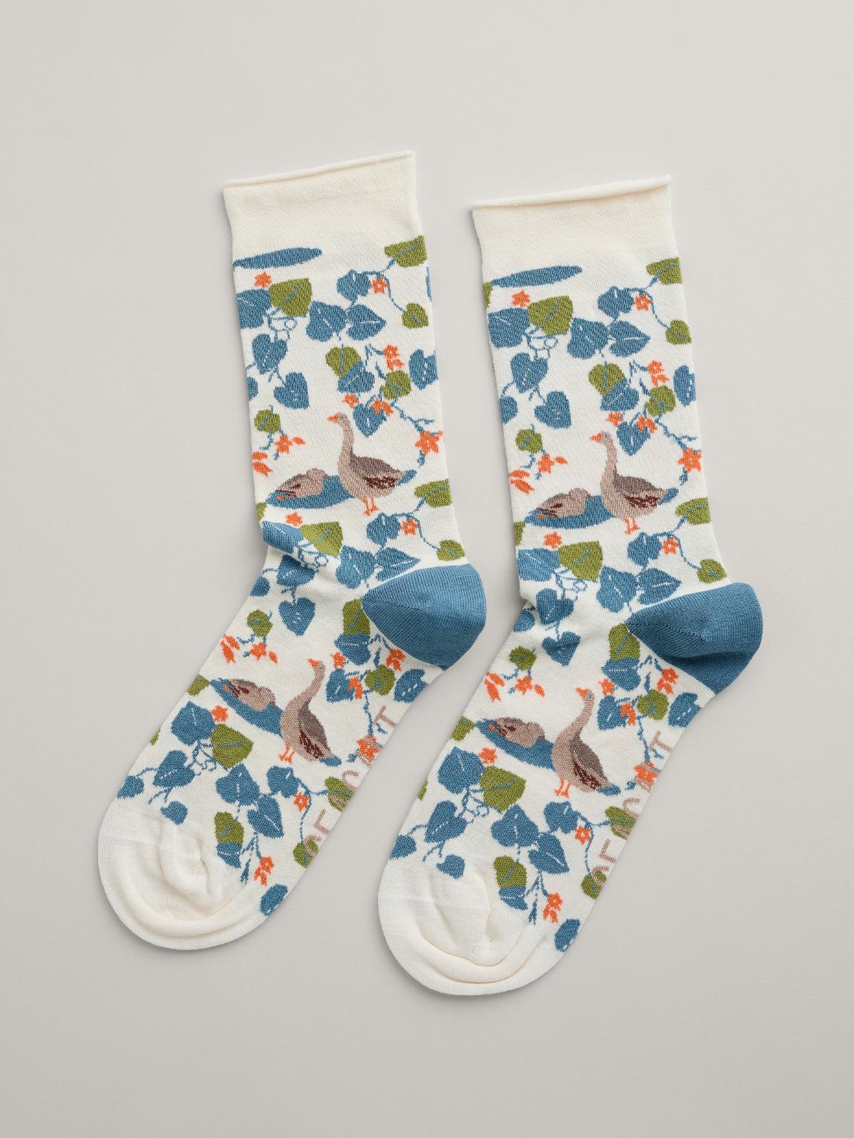 Ponožky Arty Leafy Shade Chalk