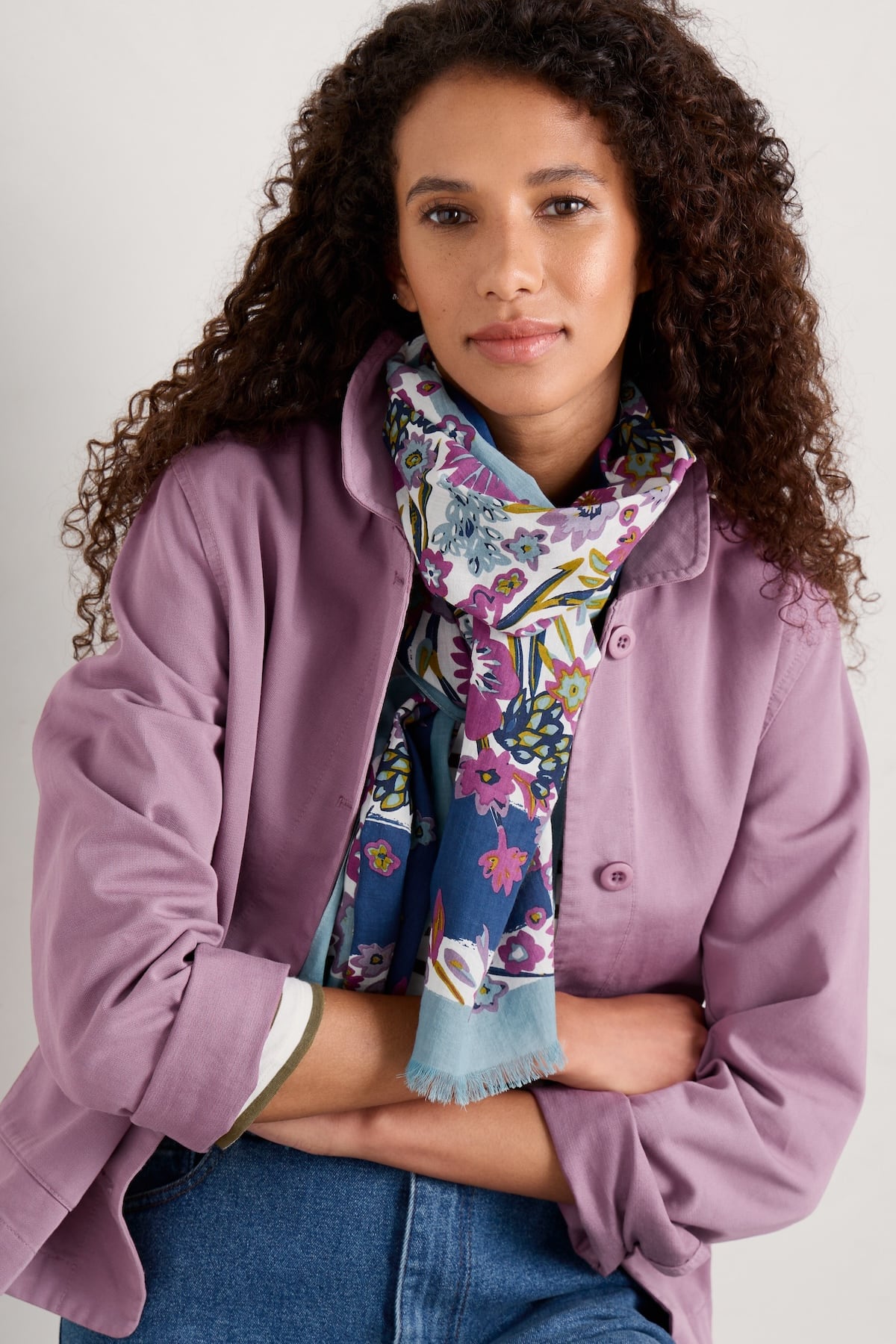 Chusta Summer Floral Border