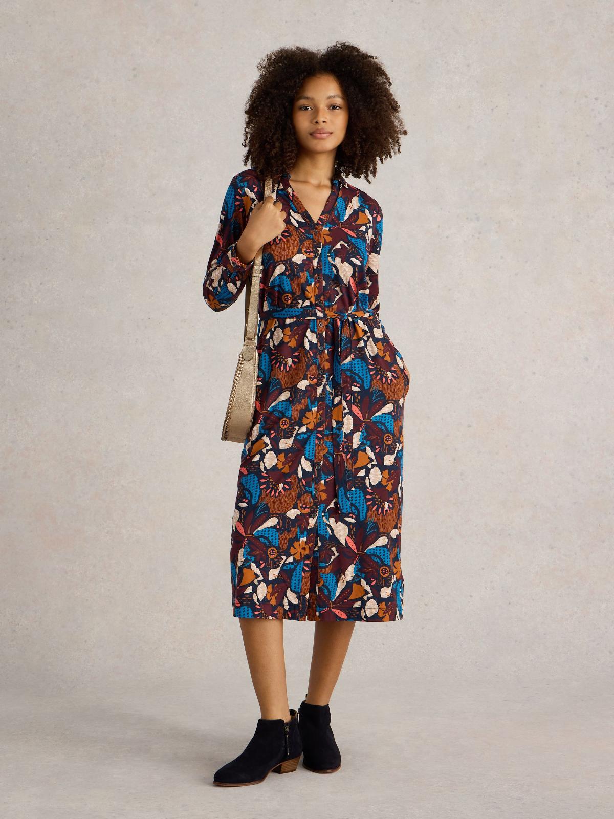 Šaty Annie Navy Print