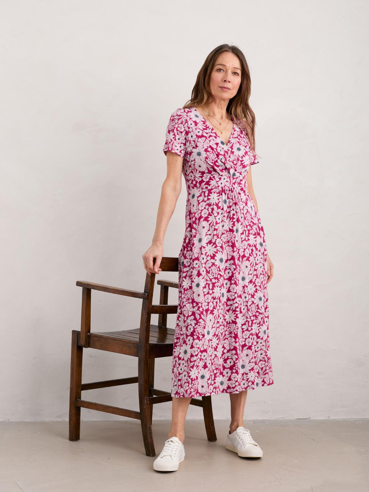 Šaty Chapelle Pattern Flower