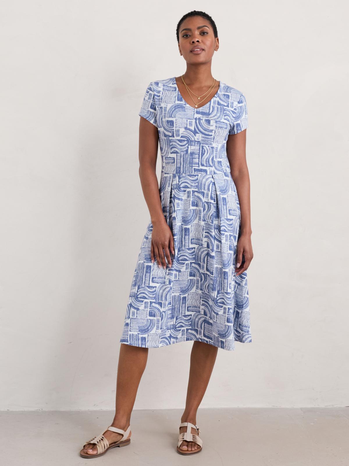 Sukienki Pier Printed Patchwork