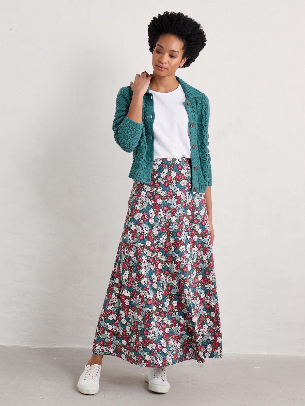 Spódnice Rose Flowery Painting