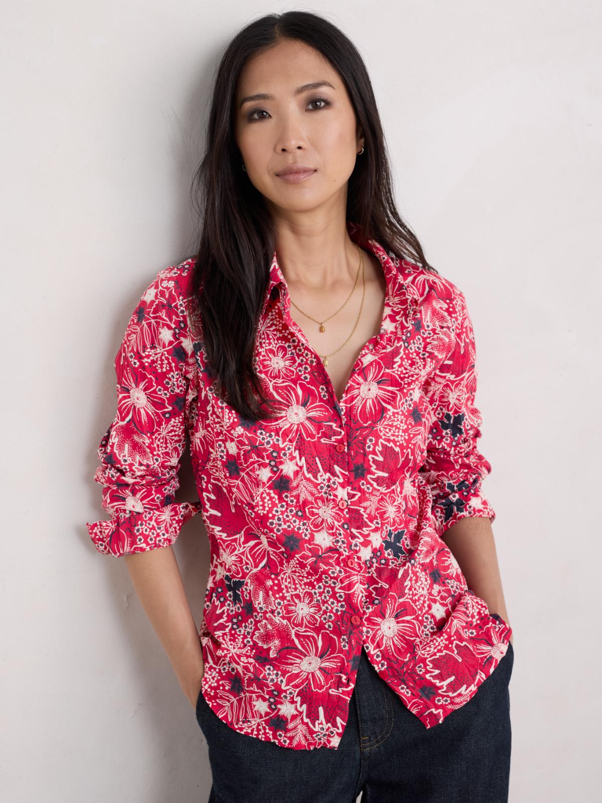 Košile Larissa Crimson