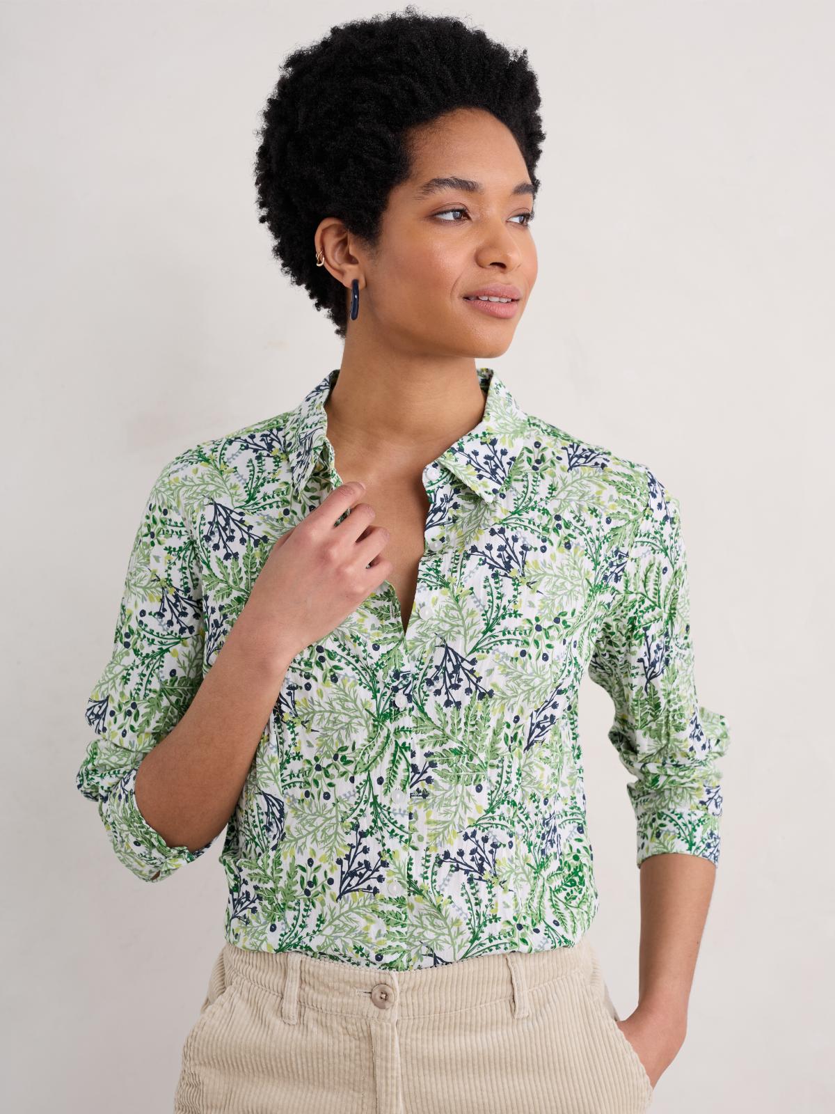 Košile Larissa Fern Chalk