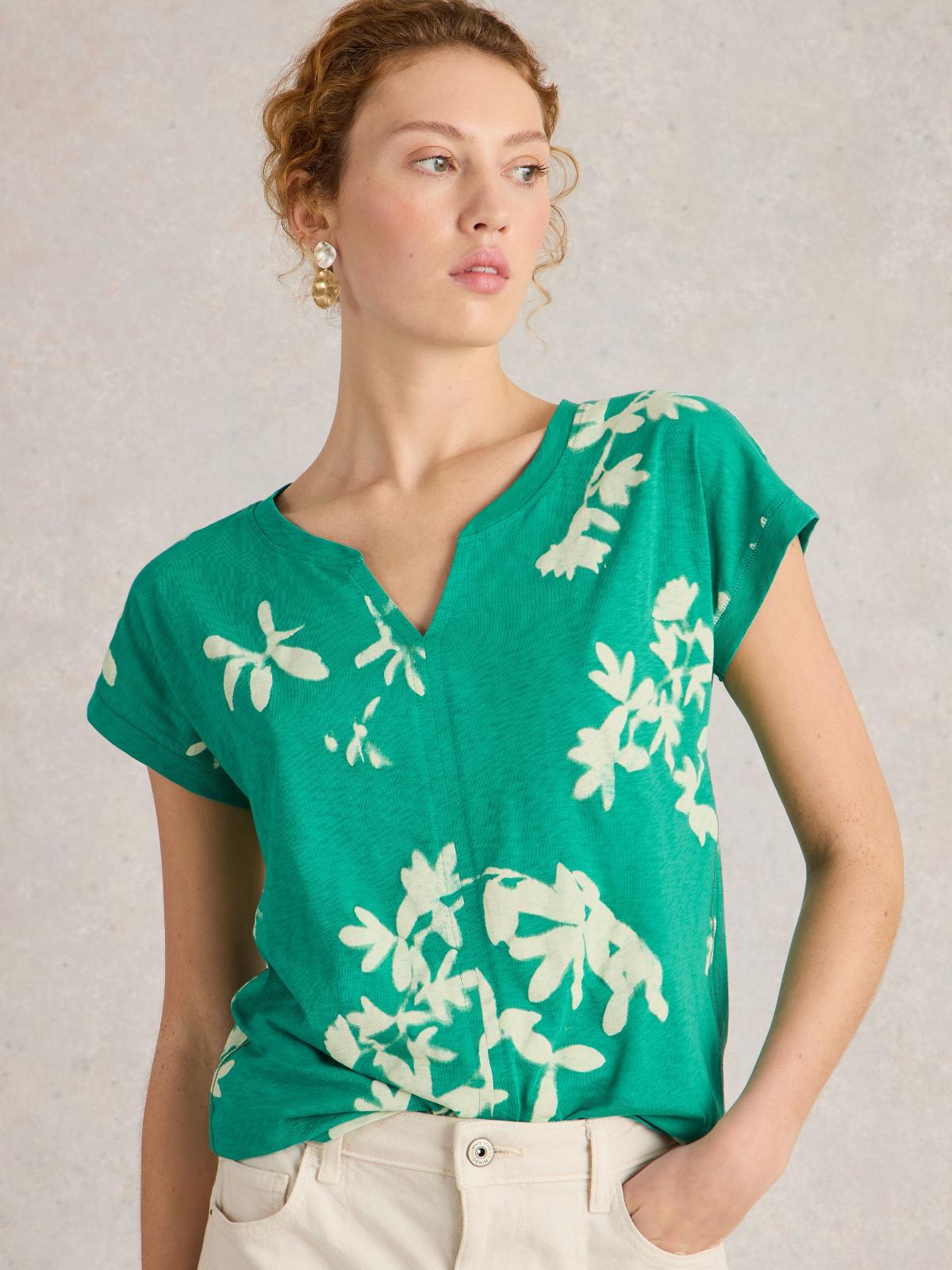 Koszulka Nelly Notch Green