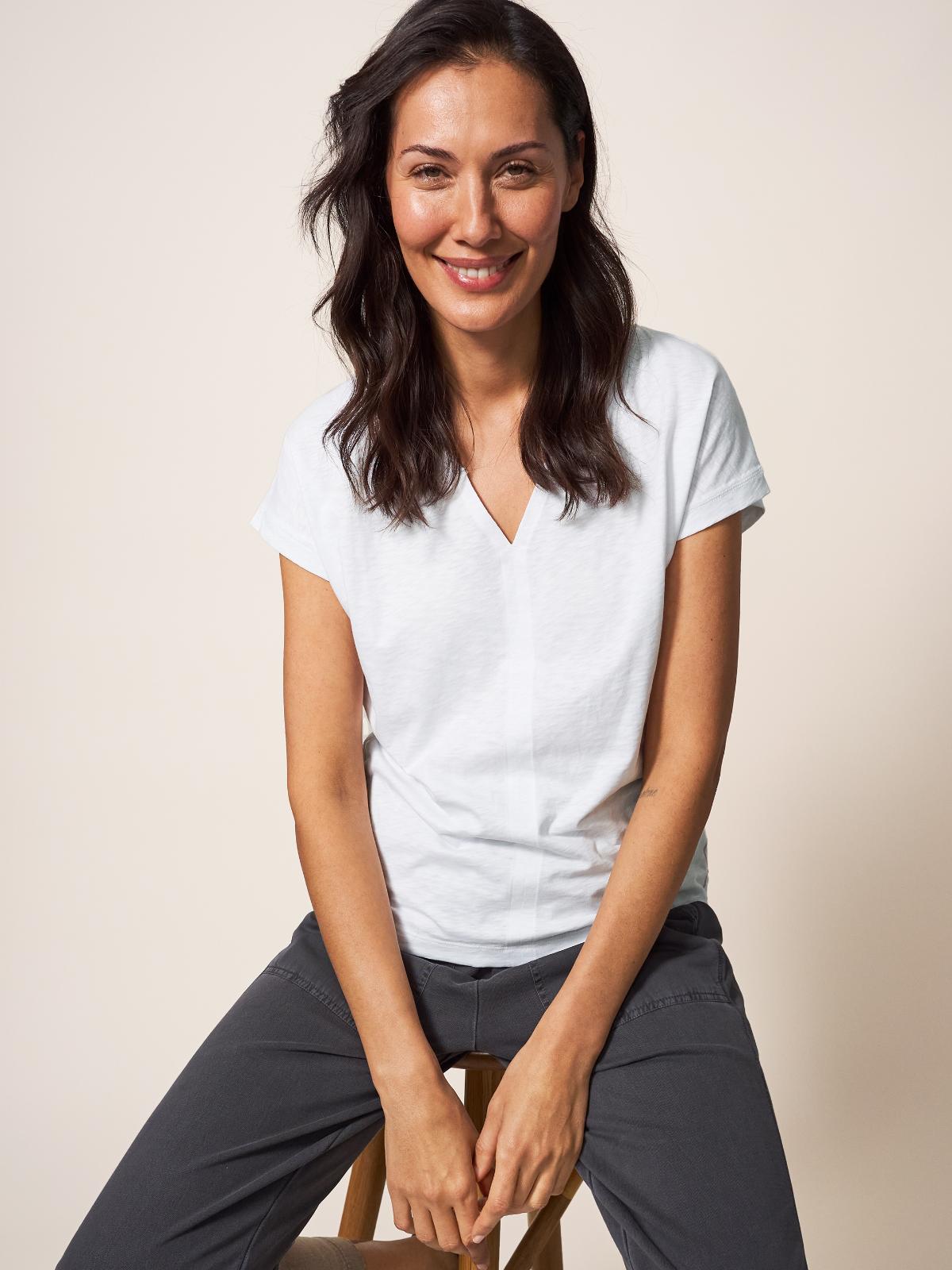 Koszulka Nelly Notch White