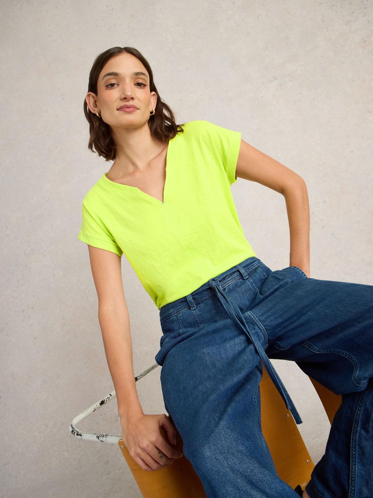 Koszulka Nelly Notch Yellow