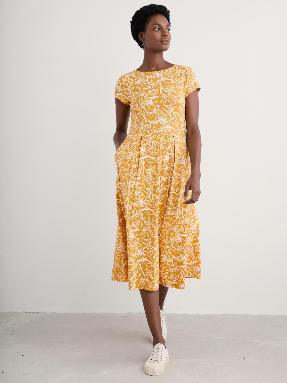 Sukienki Wild Bouquet Turmenic