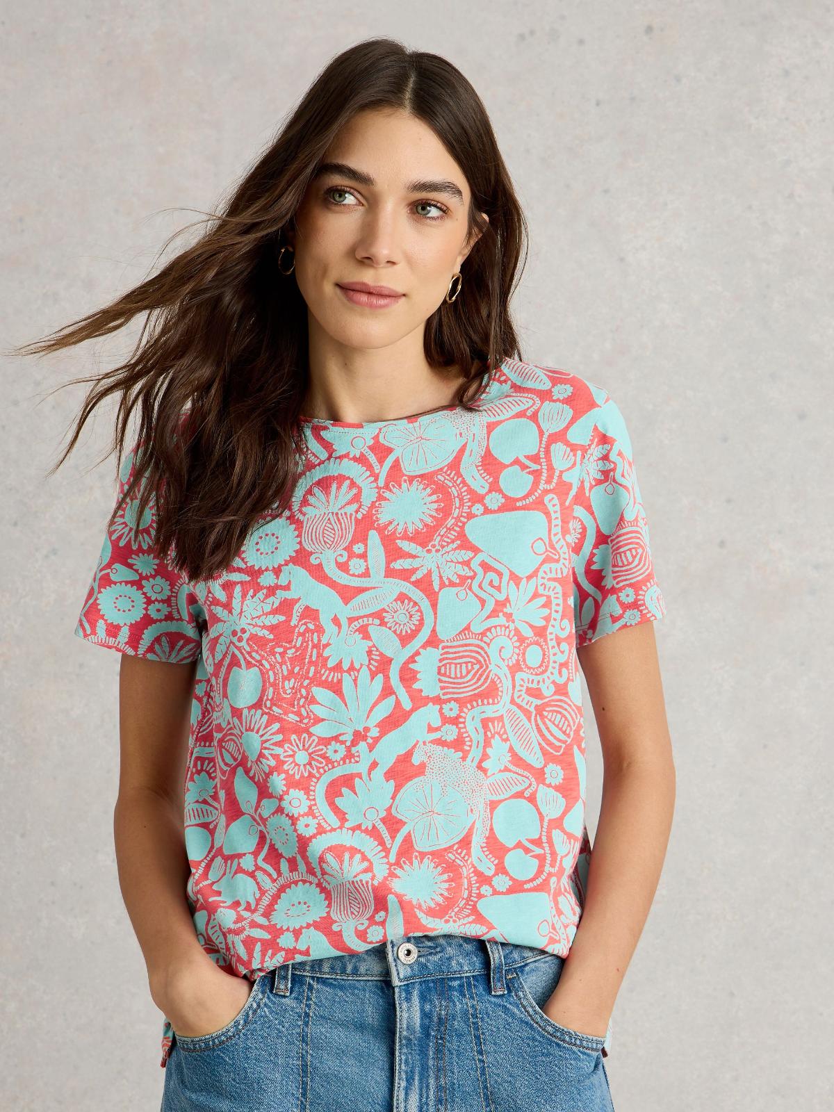 Koszulka Abbie Coral