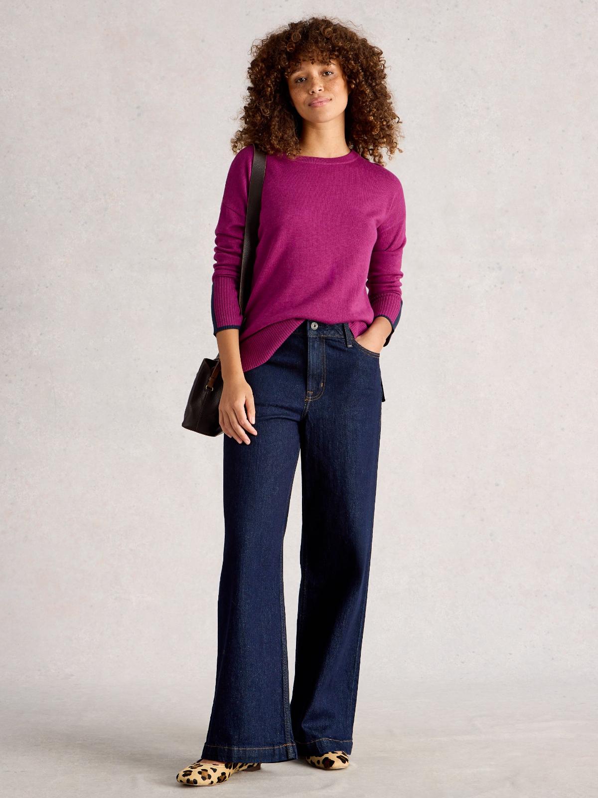 Sweter Olive Dark Plum