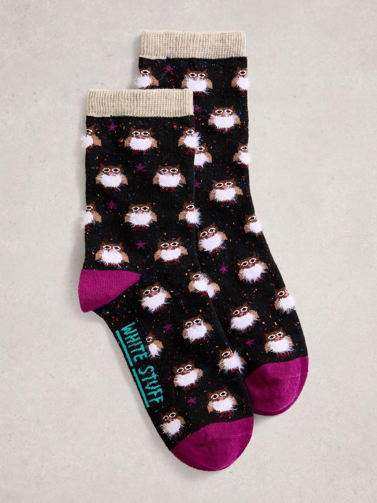 Skarpetki Fluffy Black