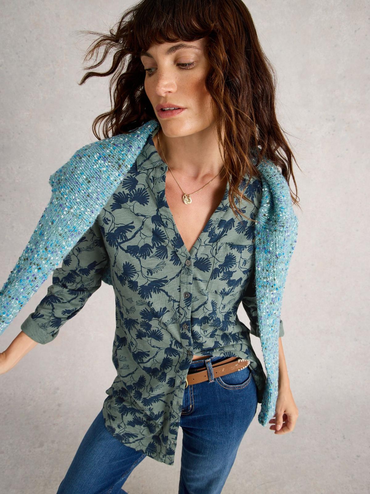 Koszula Annie Long Green