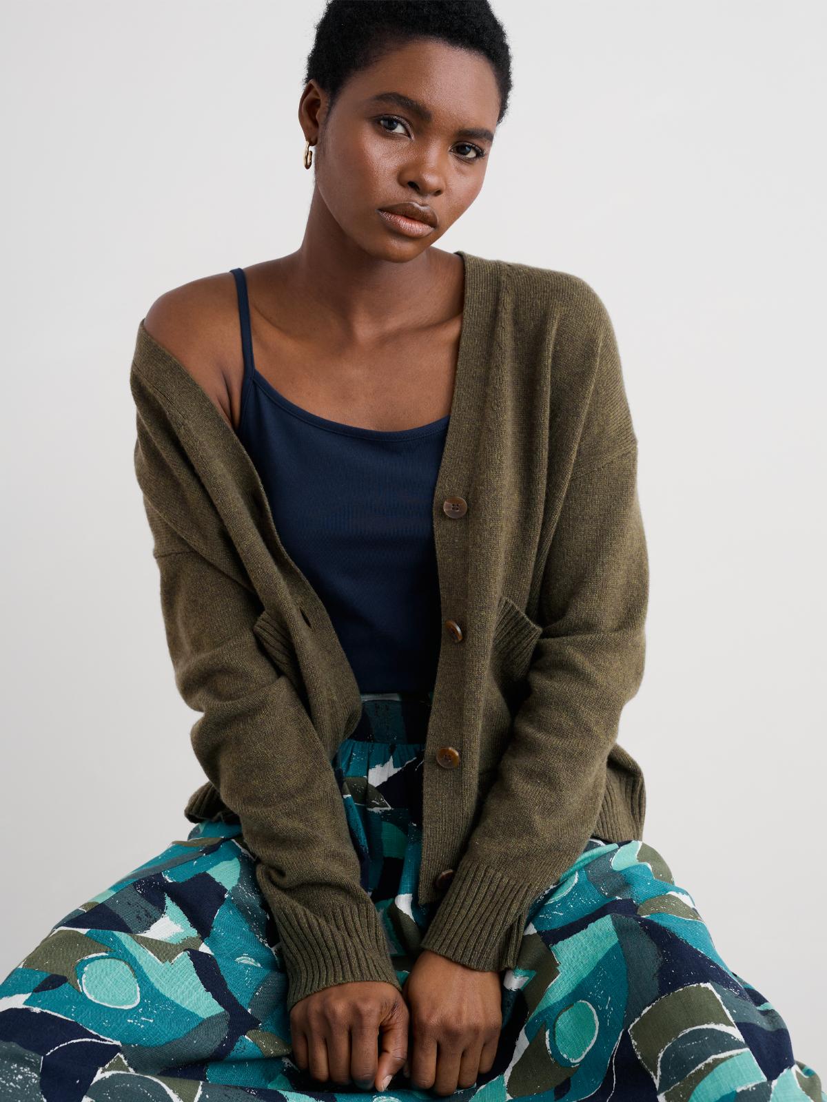 Kardigan Senara Olive