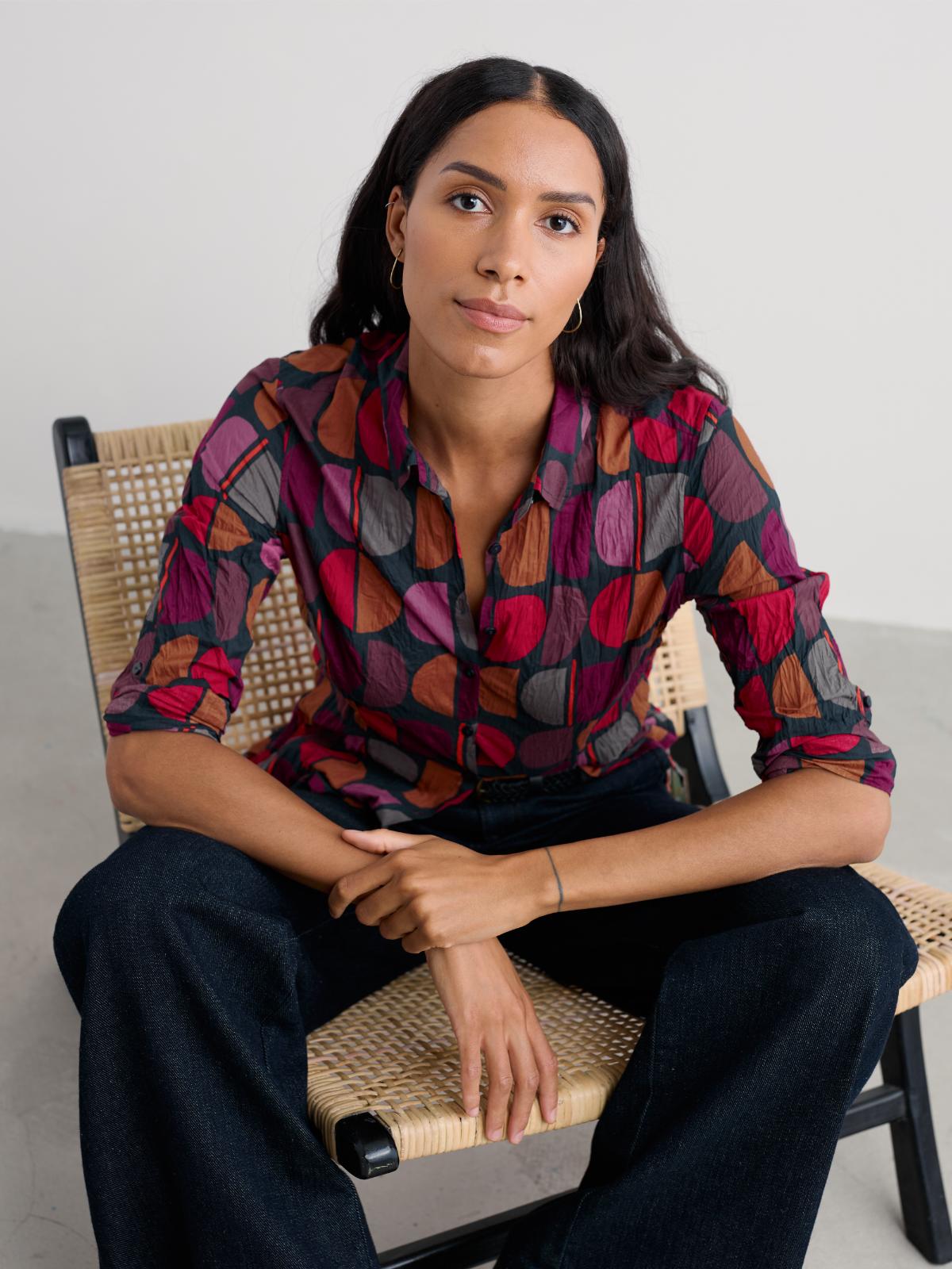 Koszula Larissa Stamp Onyx