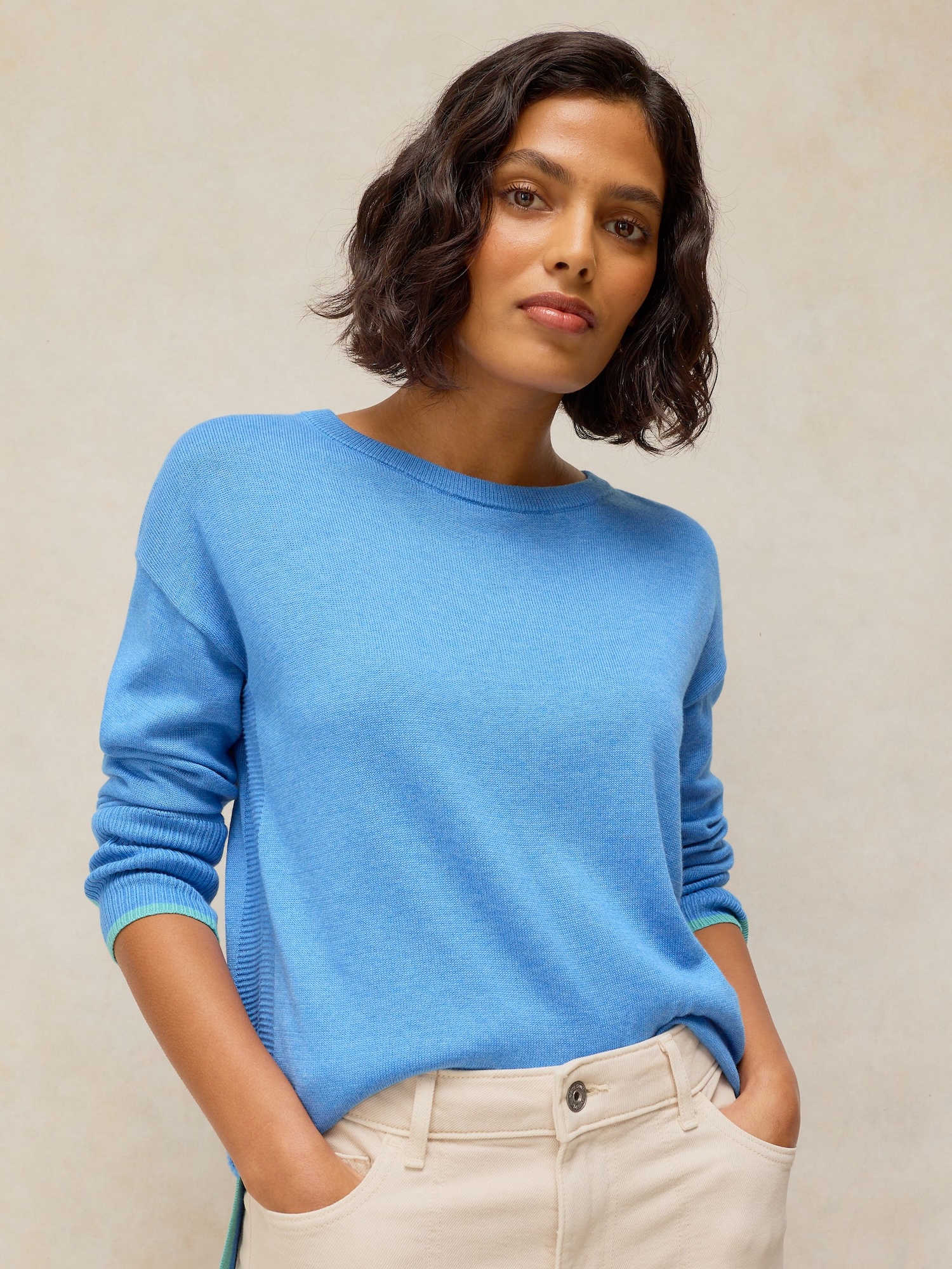 Sweter Olive Blue